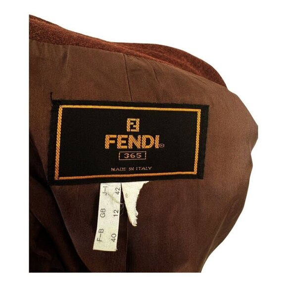 Fendi Vintage Wool Short Coat - Picture 9 of 11